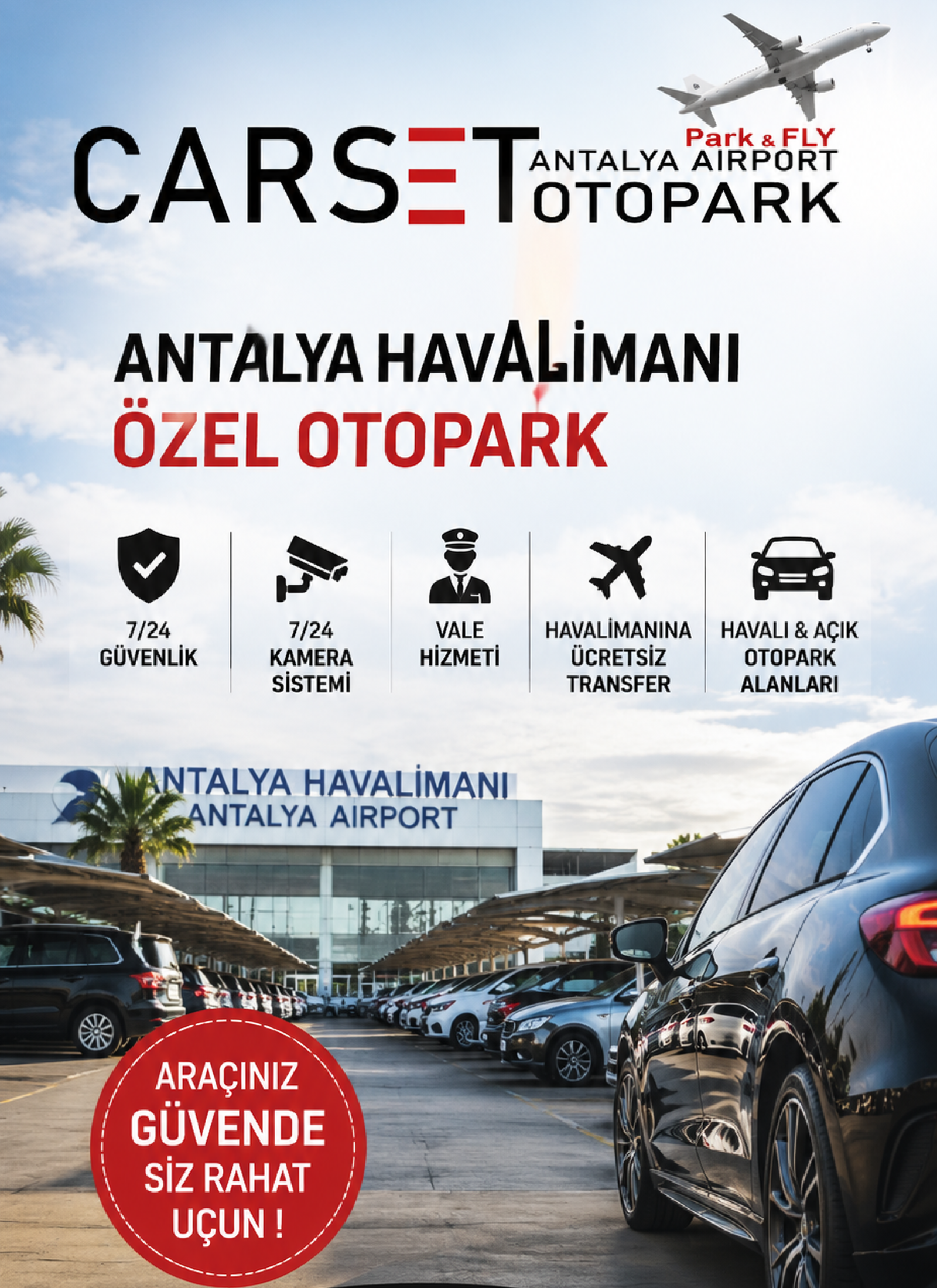 Affordable Parking Service at Antalya Airport